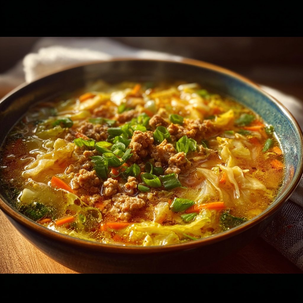 Hearty One-Pot Egg Roll Soup