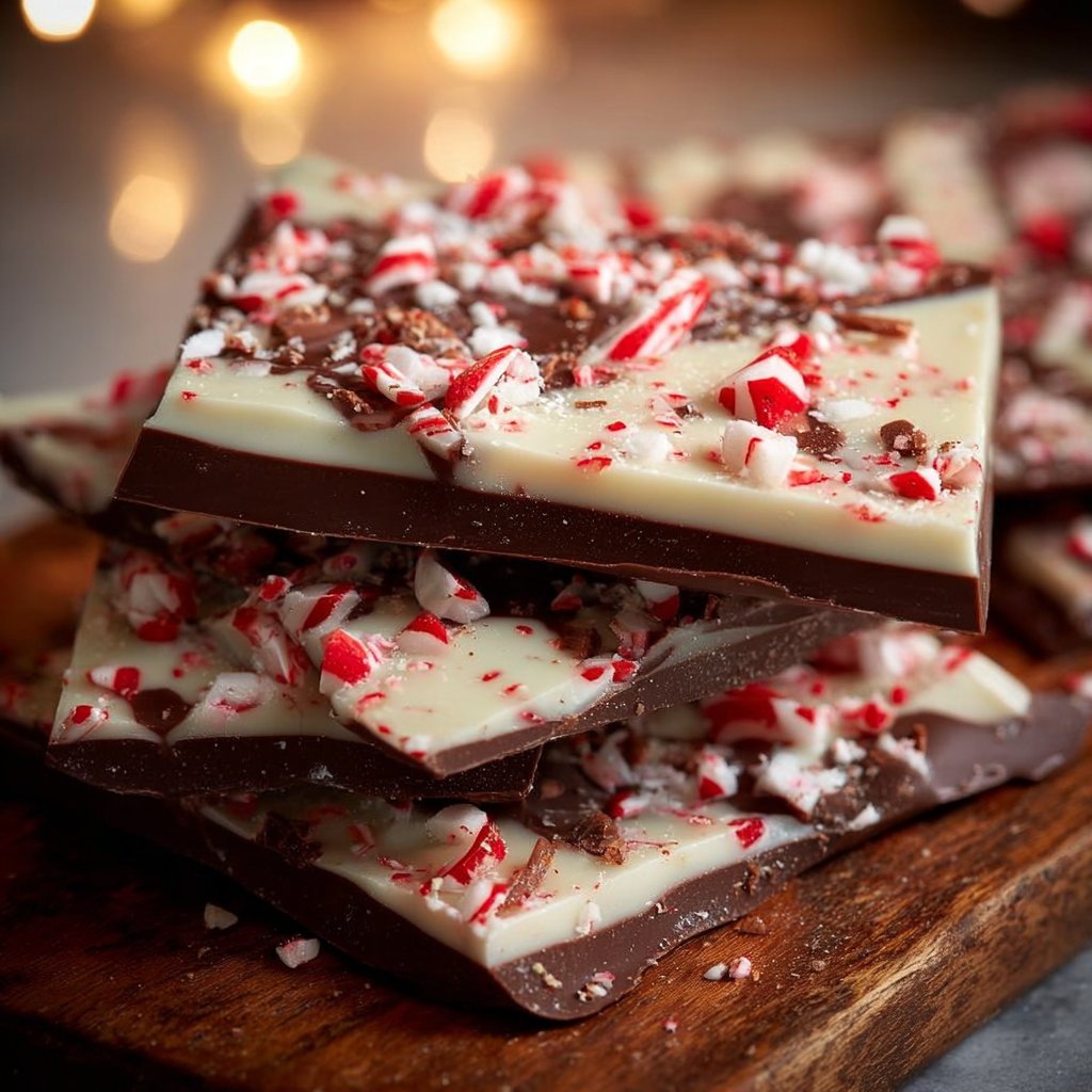 Easy Peppermint Bark Recipe PDF (Digital Download)