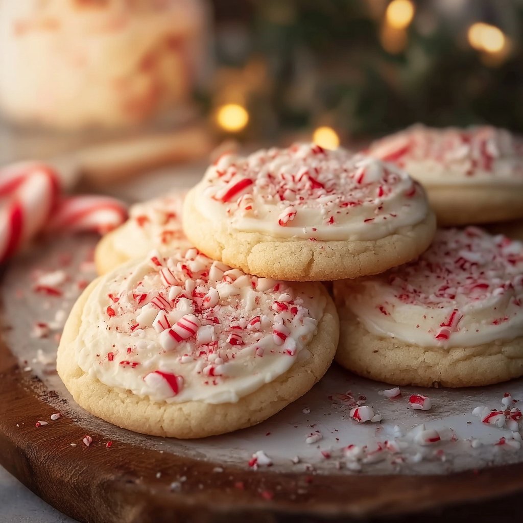 Peppermint Meltaway Cookies