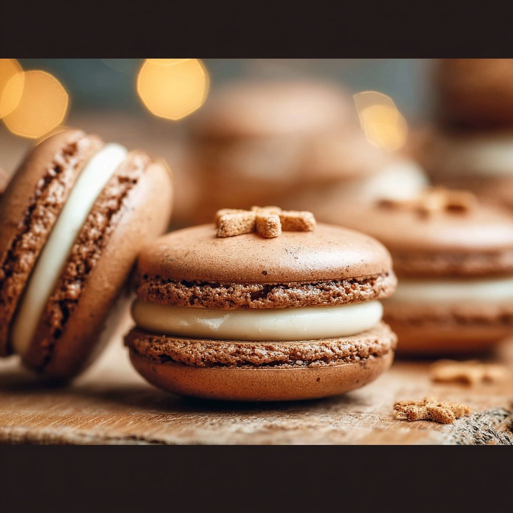 Gingerbread Macarons