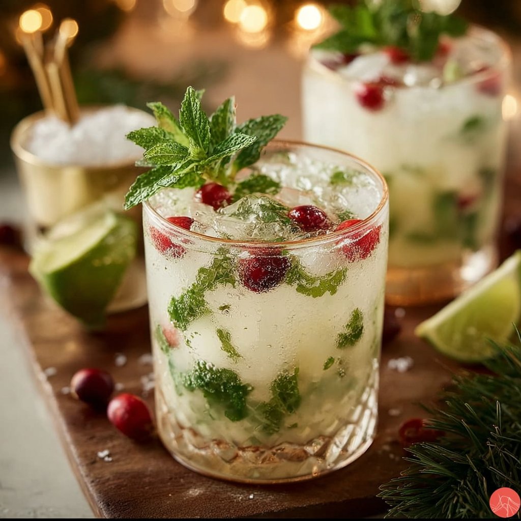 White Christmas Mojitos