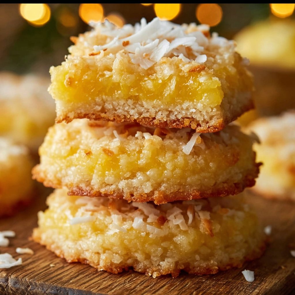 Pineapple Coconut Bars