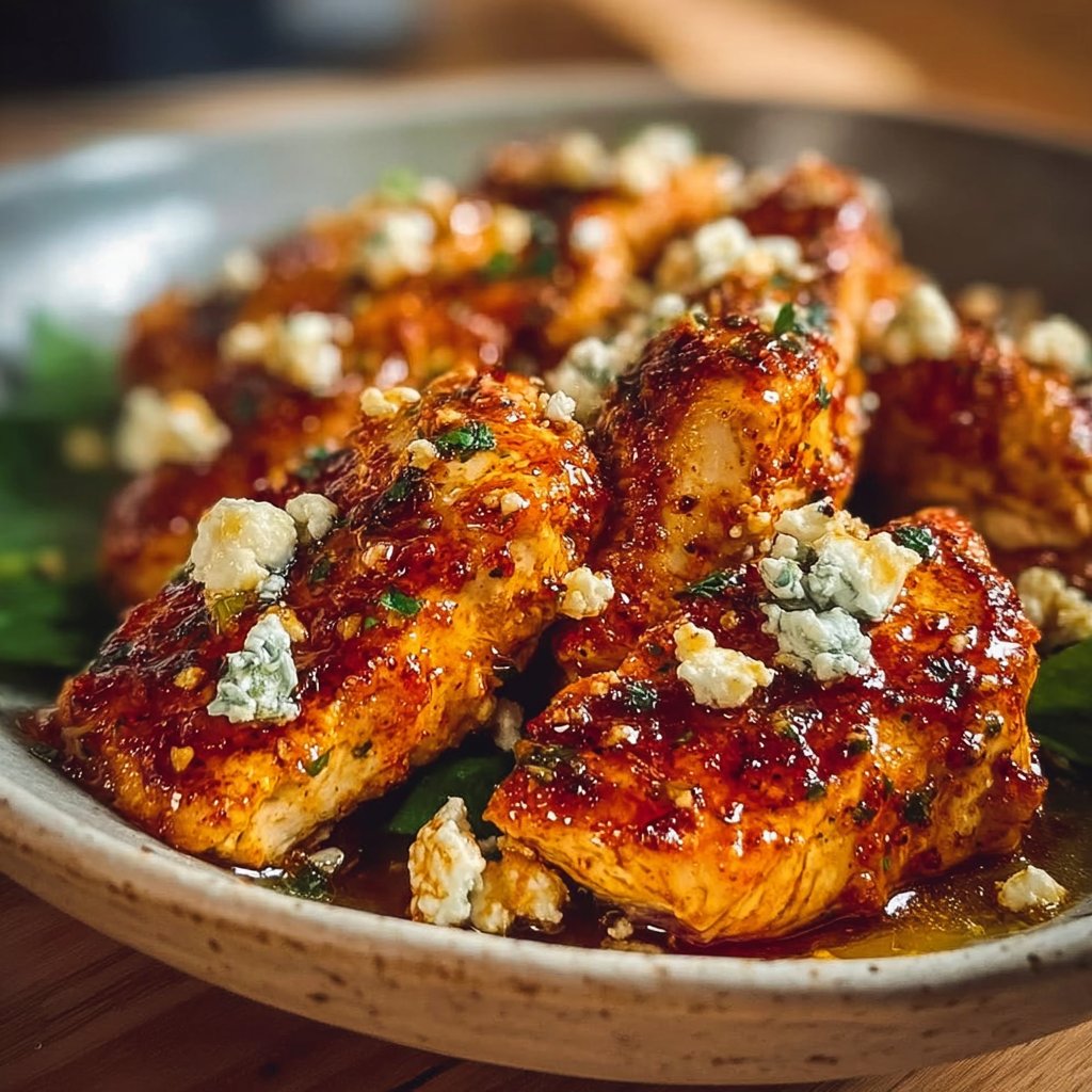 Hot Honey Infused Feta Chicken