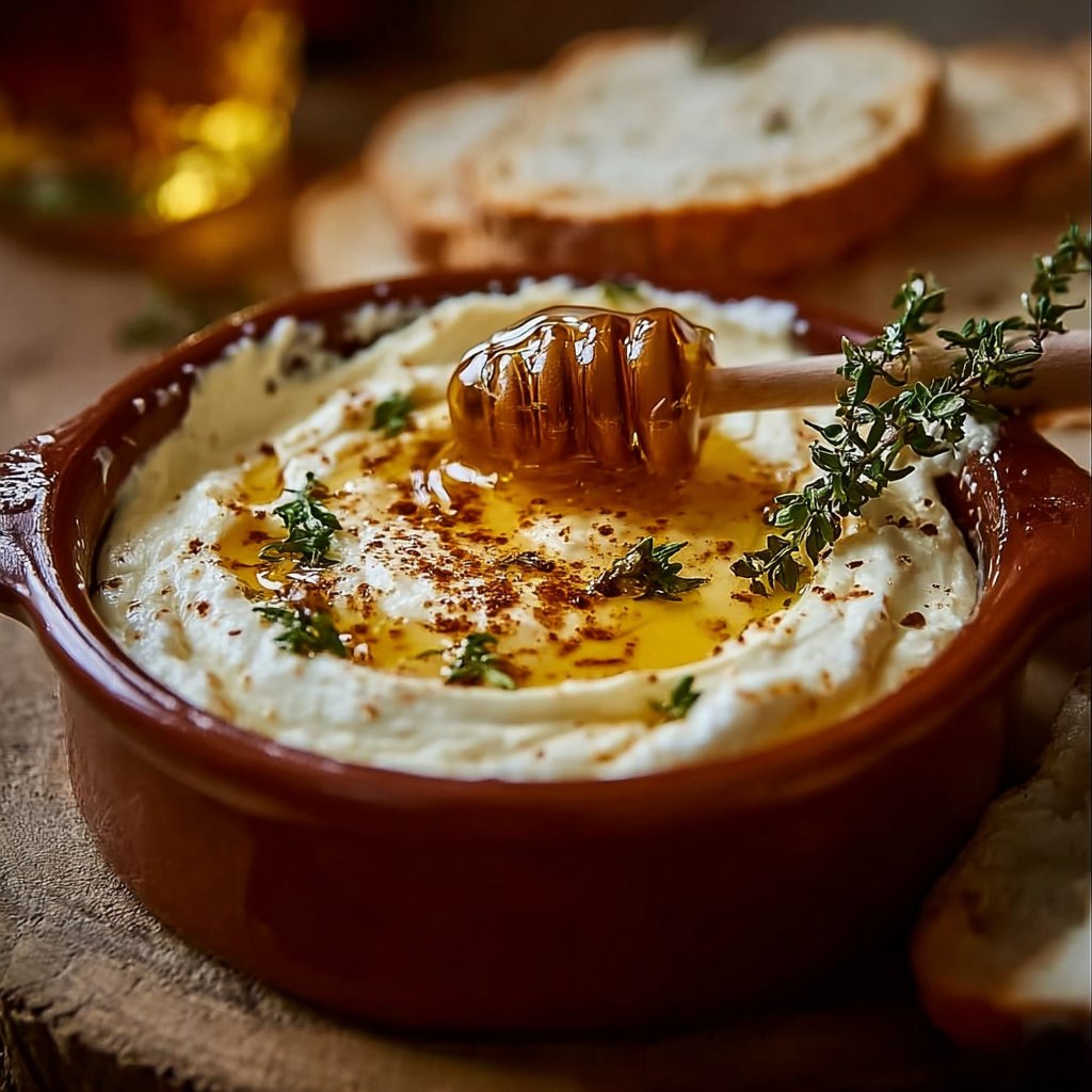 Hot Honey Cheese Dip