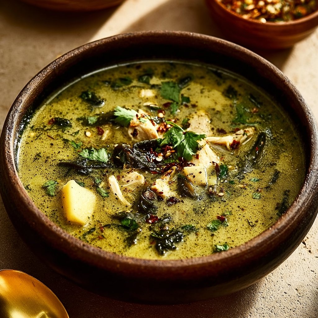 Cozy Roasted Poblano Soup