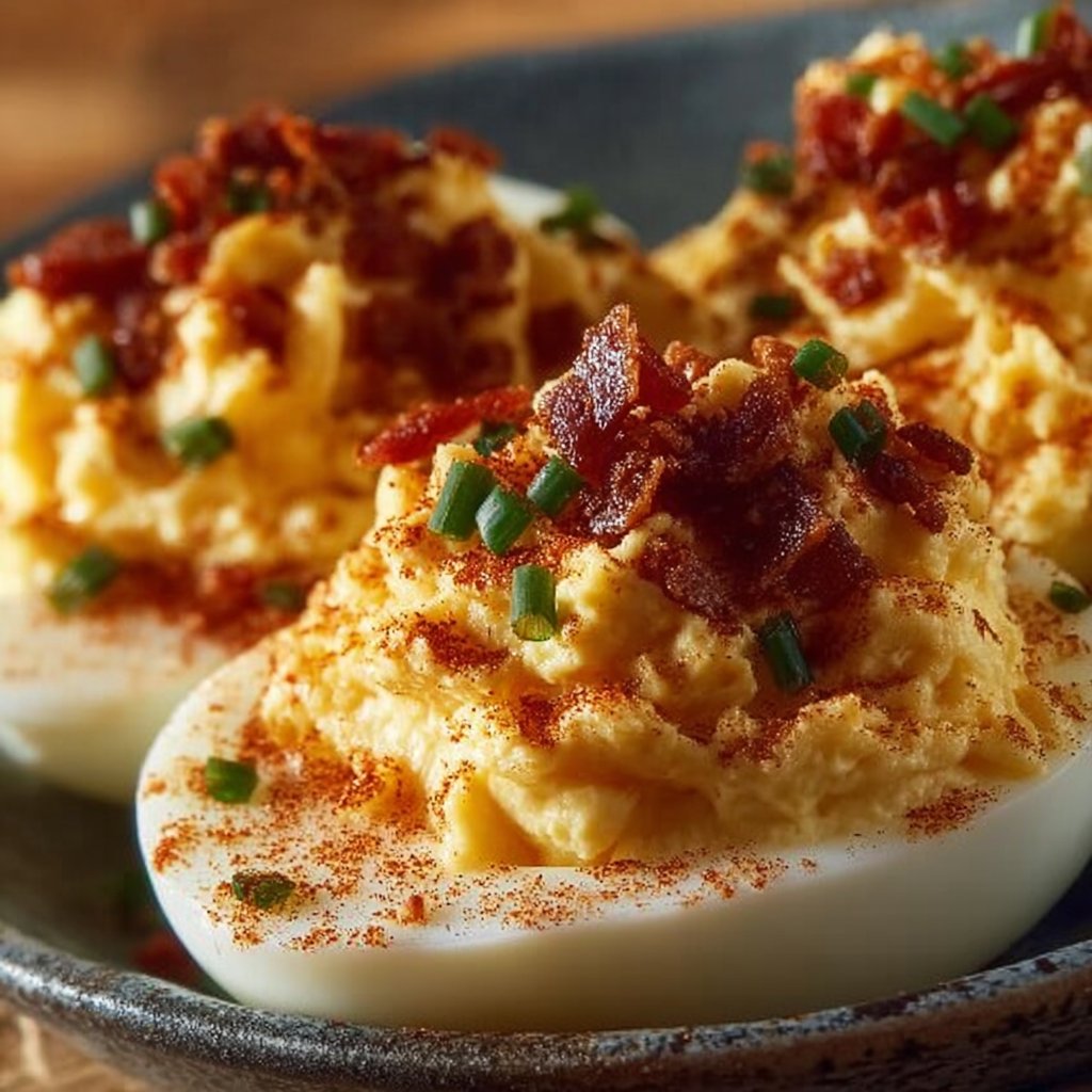 Irresistible Million Dollar Deviled Eggs