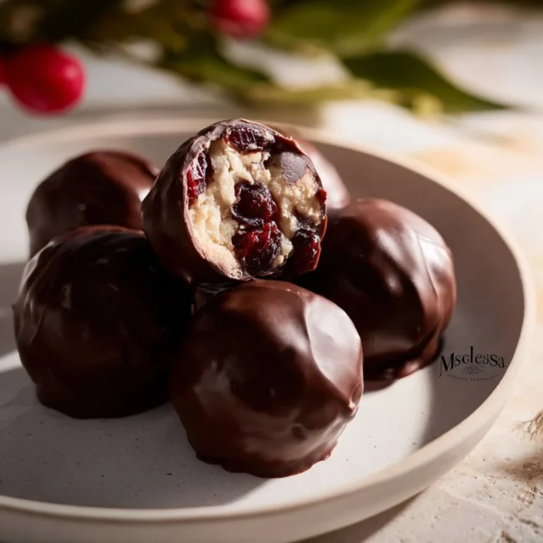 Easy no-bake cherry bourbon balls recipe with cherries and bourbon