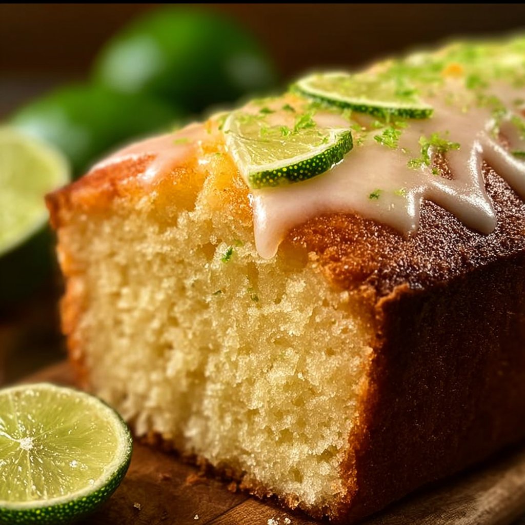 Moist and Tangy Key Lime Pound Cake