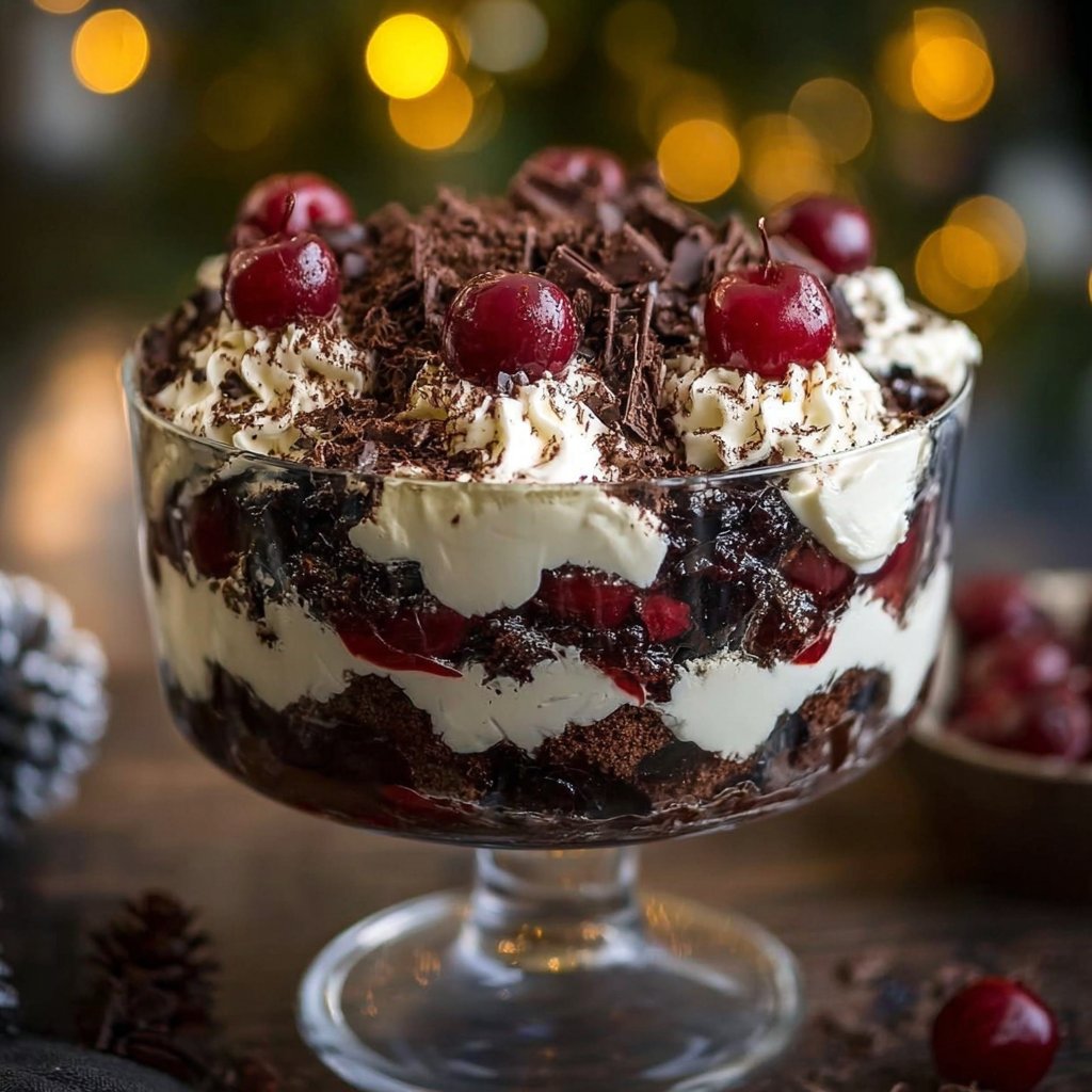 Christmas Black Forest Trifle