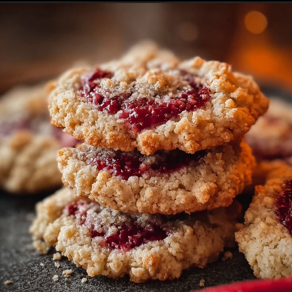Make The Best Buttery Raspberry Crumble Cookies