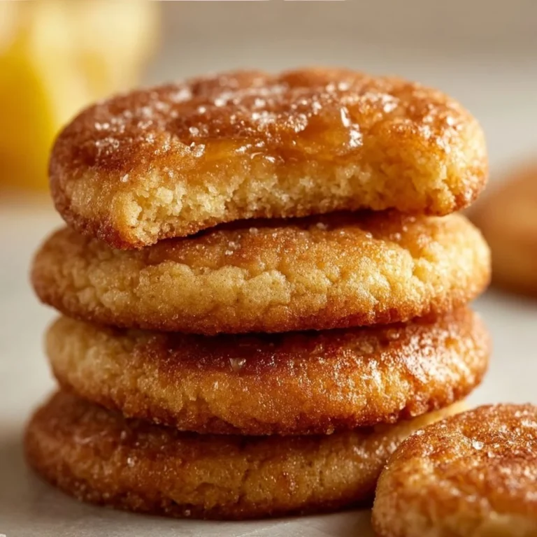 Luscious lemon curd crème brûlée cookies on a decorative plate