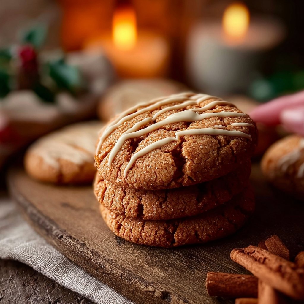 Chewy Maple Cinnamon Cookies