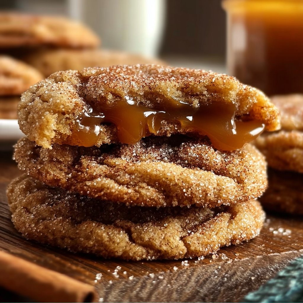 Brown Sugar Cinnamon Caramel Cookies