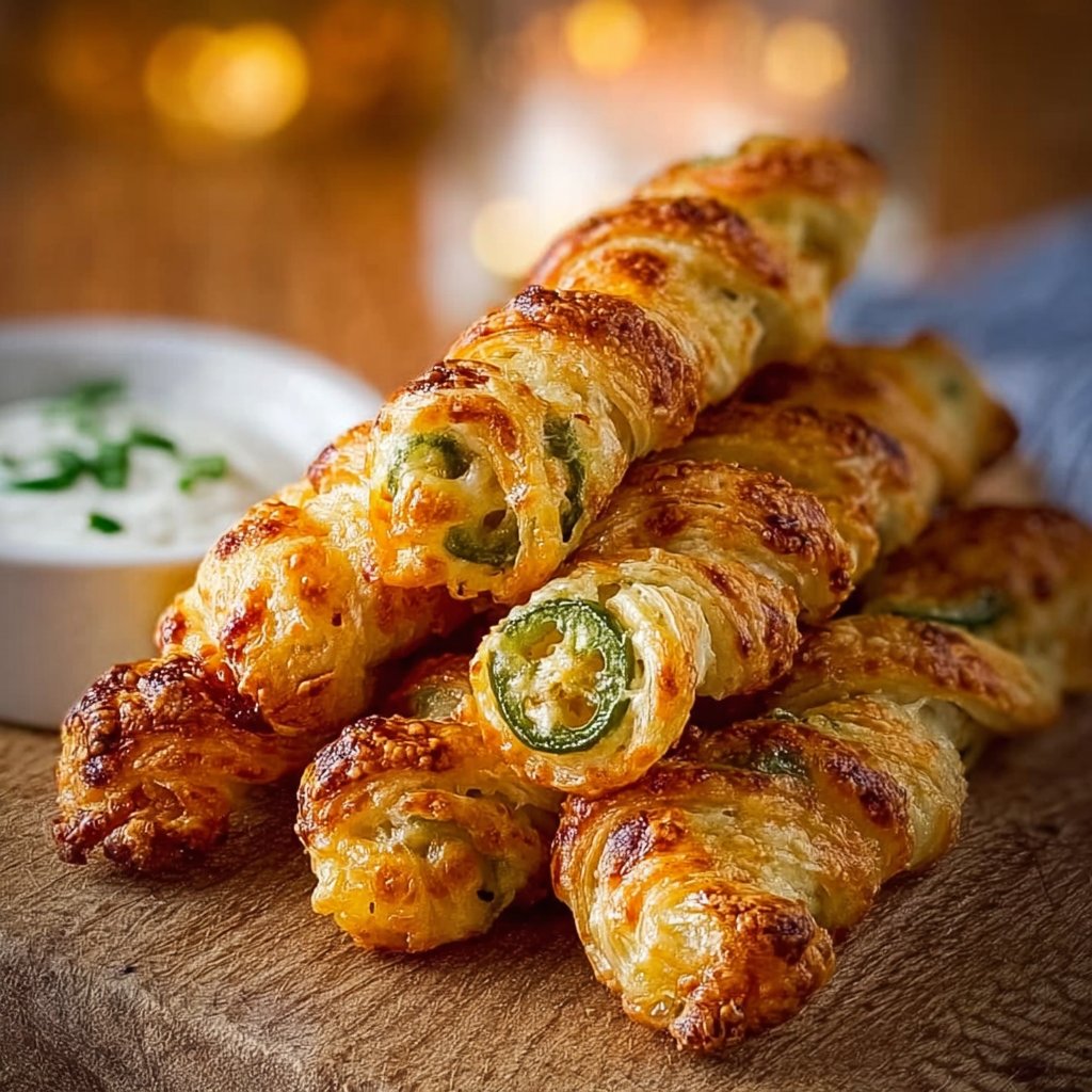 Flaky Jalapeno Popper Twists