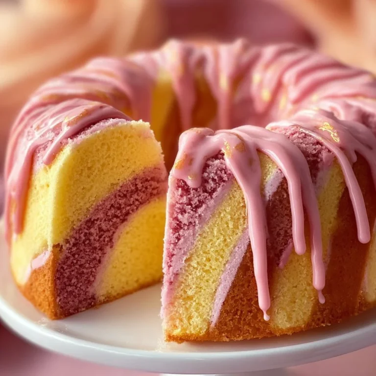 Delicious Strawberry Milkshake Pound Cake topped with fresh strawberries