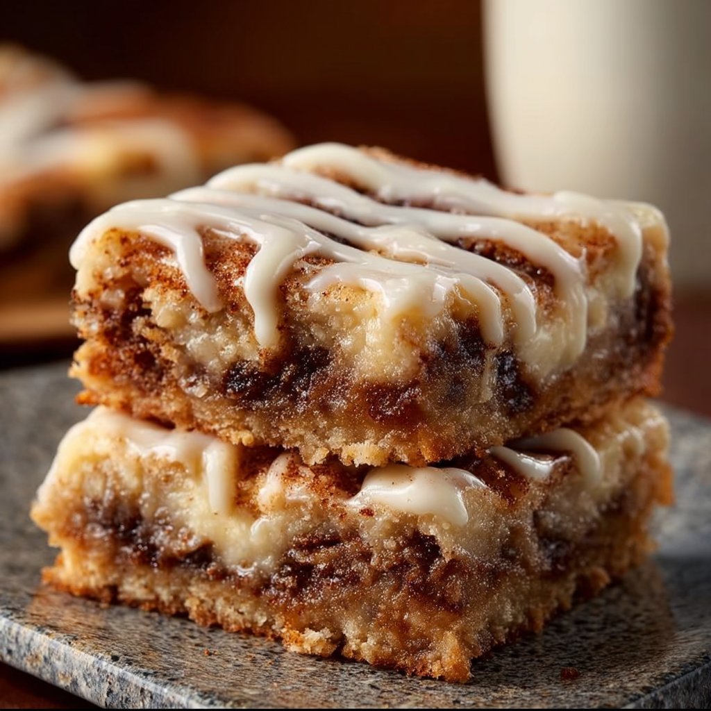 Cinnamon Roll Bliss Bars