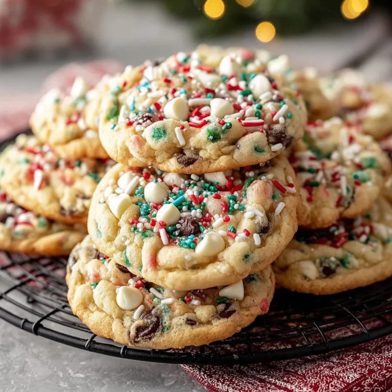 Delicious Winter Wonderland chocolate chip cookies decorated for Christmas