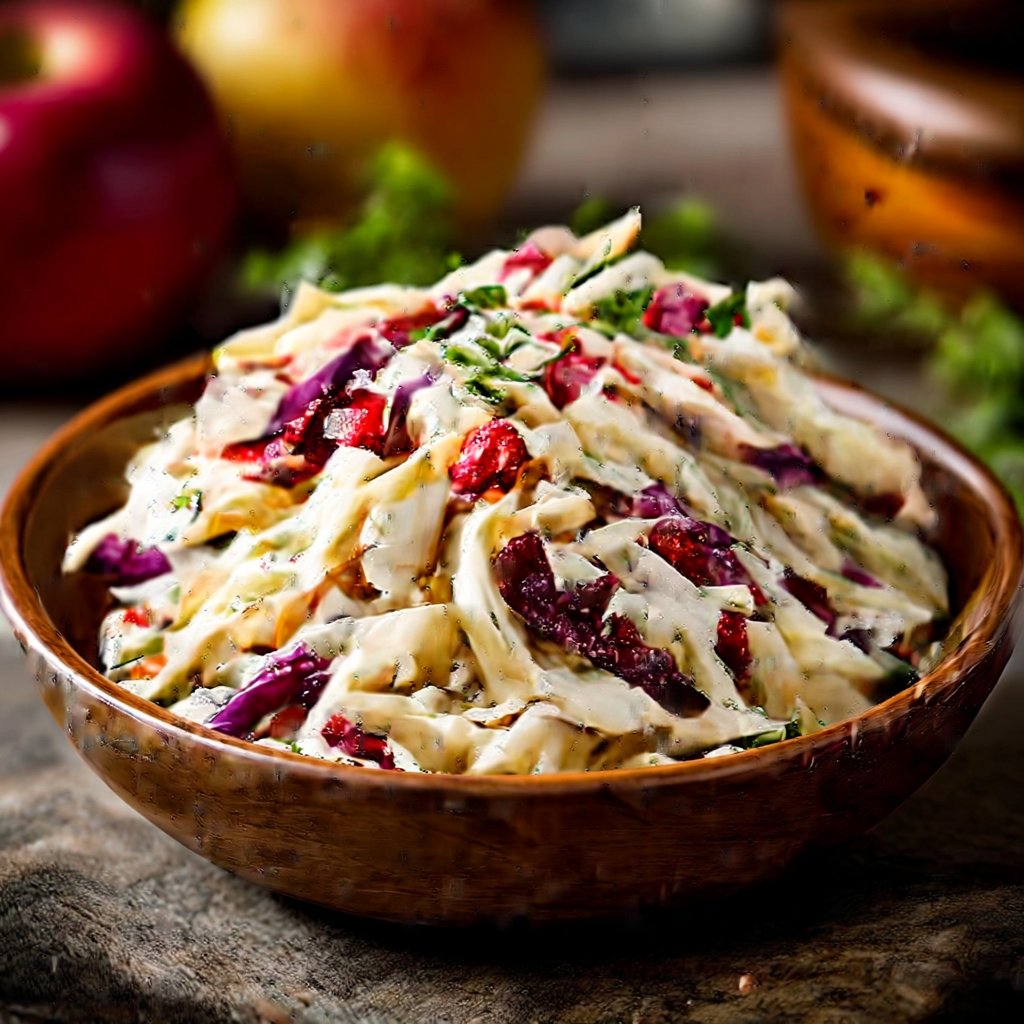 Cranberry Apple Coleslaw